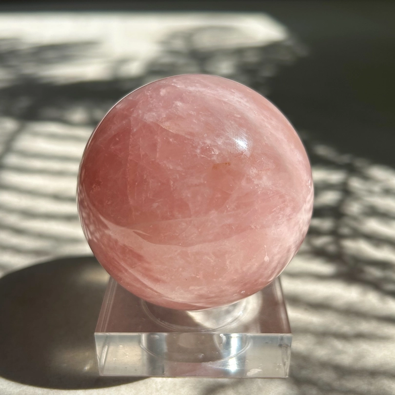sfera di Quarzo Rosa